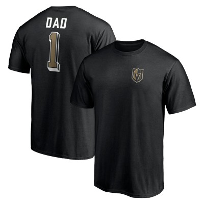 Футболка Vegas Golden Knights Number One Dad Logo - Black
