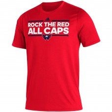 Футболка Washington Capitals adidas Dassler Creator - Red