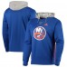 Толстовка с капюшоном New York Islanders Adidas Skate Lace AEROREADY - Royal