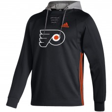 Толстовка с капюшоном Philadelphia Flyers Adidas Skate Lace AEROREADY - Black