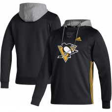 Толстовка с капюшоном Pittsburgh Penguins Adidas Skate Lace AEROREADY - Black