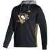 Толстовка с капюшоном Pittsburgh Penguins Adidas Skate Lace AEROREADY - Black