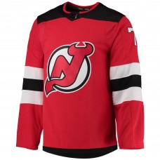 Игровая джерси P.K. Subban New Jersey Devils Adidas Home Primegreen Authentic Pro - Red