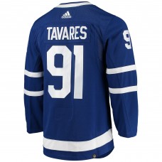 Игровая джерси John Tavares Toronto Maple Leafs Adidas Home Captain Patch Primegreen Authentic Pro - Blue