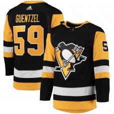 Игровая джерси Jake Guentzel Pittsburgh Penguins Adidas Home Primegreen Authentic Pro - Black
