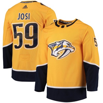 Игровая джерси Roman Josi Nashville Predators adidas Home Primegreen Authentic Player - Gold