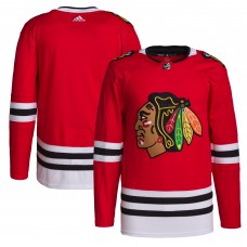 Chicago Blackhawks Adidas Home Primegreen Authentic Pro Jersey - Red