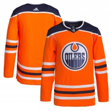 Edmonton Oilers adidas Home Authentic Pro Jersey - Orange