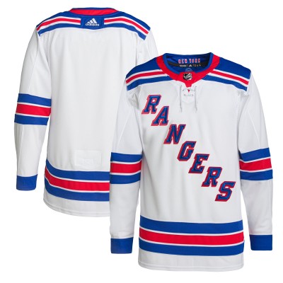 Игровая джерси New York Rangers Adidas Away Primegreen Authentic Pro - White