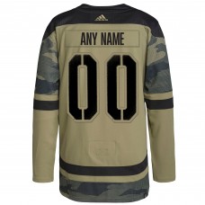 Именная тренировочная джерси Anaheim Ducks Adidas Military Appreciation Team Authentic - Camo