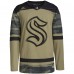 Игровая джерси Seattle Kraken adidas Military Appreciation Team Authentic Practice - Camo