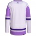 Игровая джерси Nashville Predators adidas Hockey Fights Cancer Primegreen Authentic Blank - White/Purple