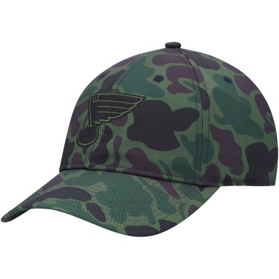 Бейсболка St. Louis Blues Adidas Locker Room Primegreen Slouch - Camo