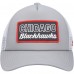 Бейсболка Chicago Blackhawks Adidas Locker Room Foam - Gray/White - оригинальные бейсболки/кепки/шапки Чикаго Блэкхокс
