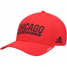 Бейсболка Chicago Blackhawks Adidas 2021 Locker Room AEROREADY - Red
