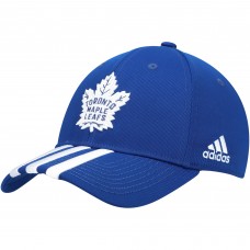 Toronto Maple Leafs Adidas Locker Room Three Stripe Adjustable Hat - Blue