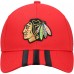 Бейсболка Chicago Blackhawks adidas Locker Room Three Stripe - Red