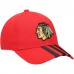 Бейсболка Chicago Blackhawks adidas Locker Room Three Stripe - Red