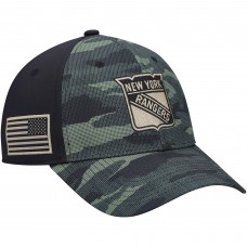 Бейсболка New York Rangers adidas Military Appreciation - Camo/Black