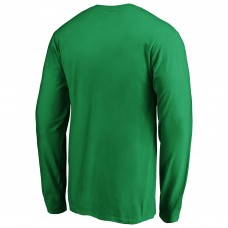 Vancouver Canucks Green Primary Logo Long Sleeve T-Shirt