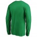 Vancouver Canucks Green Primary Logo Long Sleeve T-Shirt
