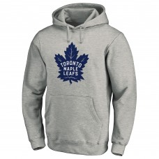 Толстовка Toronto Maple Leafs Heather Gray Primary Team Logo Fleece Fitted