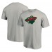 Футболка Minnesota Wild Heathered Gray Primary Logo Футболка Minnesota Wild Heathered Gray Primary Logo