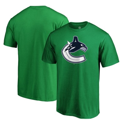 Vancouver Canucks Green Primary Logo T-Shirt