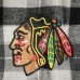Chicago Blackhawks Antigua Ease Plaid Button-Up Long Sleeve Shirt - Black/Gray - оригинальная атрибутика Чикаго Блэкхокс