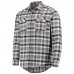 Рубашка Colorado Avalanche Antigua Ease Plaid Button-Up - Navy/Gray