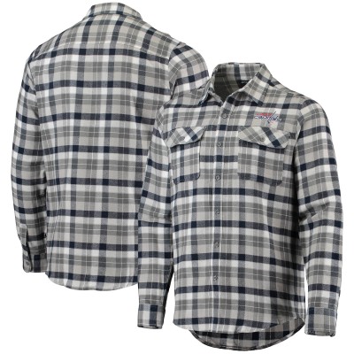 Рубашка Washington Capitals Antigua Navy/Gray Ease Plaid