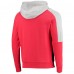 Толстовка на молнии Washington Capitals Starter Playoffs Color Block - Red/Navy