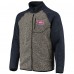 Montreal Canadiens G-III Sports by Carl Banks Switchback Transitional Raglan Full-Zip Jacket - Charcoal/Navy