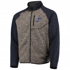 Кофта St. Louis Blues G-III Sports by Carl Banks Switchback Transitional Raglan - Charcoal/Navy
