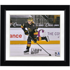 Фото с автографом Vegas Golden Knights William Karlsson Fanatics Authentic 8 x 10 Black Jersey Shooting