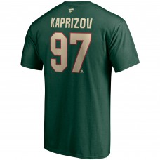 Футболка Kirill Kaprizov Minnesota Wild Authentic Stack - Green