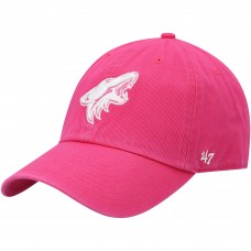 Arizona Coyotes Clean Up Adjustable Hat - Pink