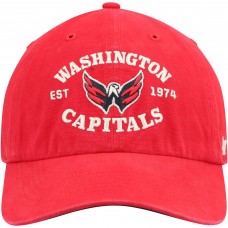 Washington Capitals 47 Brockman Clean Up Adjustable Hat - Red