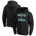 Seattle Kraken Black Victory Arch Team Fitted Pullover Hoodie