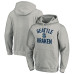 Seattle Kraken Heather Gray Victory Arch Team Fitted Pullover Hoodie