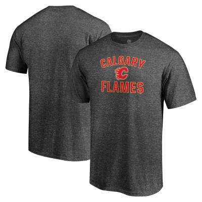 Calgary Flames Charcoal Victory Arch Team T-Shirt
