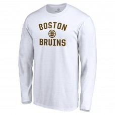 Футболка с длинным рукавом Boston Bruins Victory Arch - White