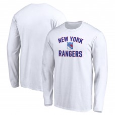 Футболка с длинным рукавом New York Rangers White Victory Arch