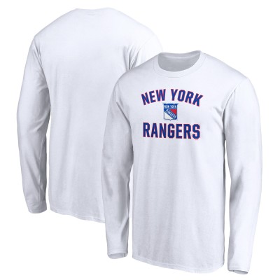 Футболка с длинным рукавом New York Rangers White Victory Arch