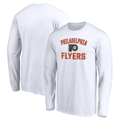 Футболка с длинным рукавом Philadelphia Flyers Victory Arch - White