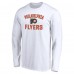 Футболка с длинным рукавом Philadelphia Flyers Victory Arch - White