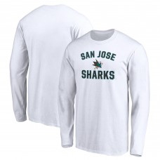 Футболка с длинным рукавом San Jose Sharks White Victory Arch Футболка с длинным рукавом San Jose Sharks White Victory Arch