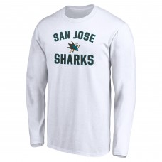 Футболка с длинным рукавом San Jose Sharks White Victory Arch Футболка с длинным рукавом San Jose Sharks White Victory Arch