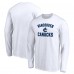 Vancouver Canucks White Victory Arch Long Sleeve T-Shirt