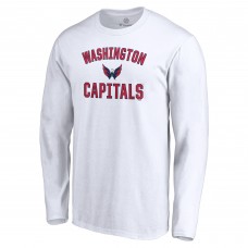 Футболка с длинным рукавом Washington Capitals Victory Arch - White